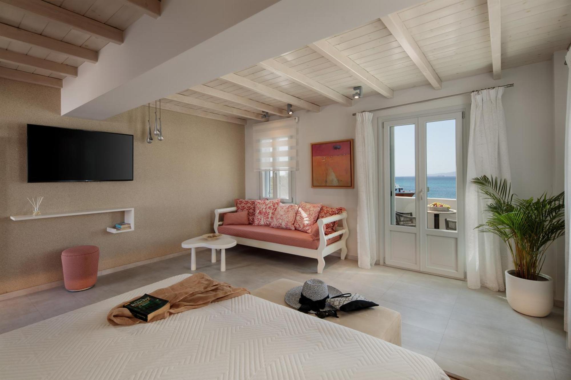 Iria Beach Art Hotel Agia Anna  Стая снимка